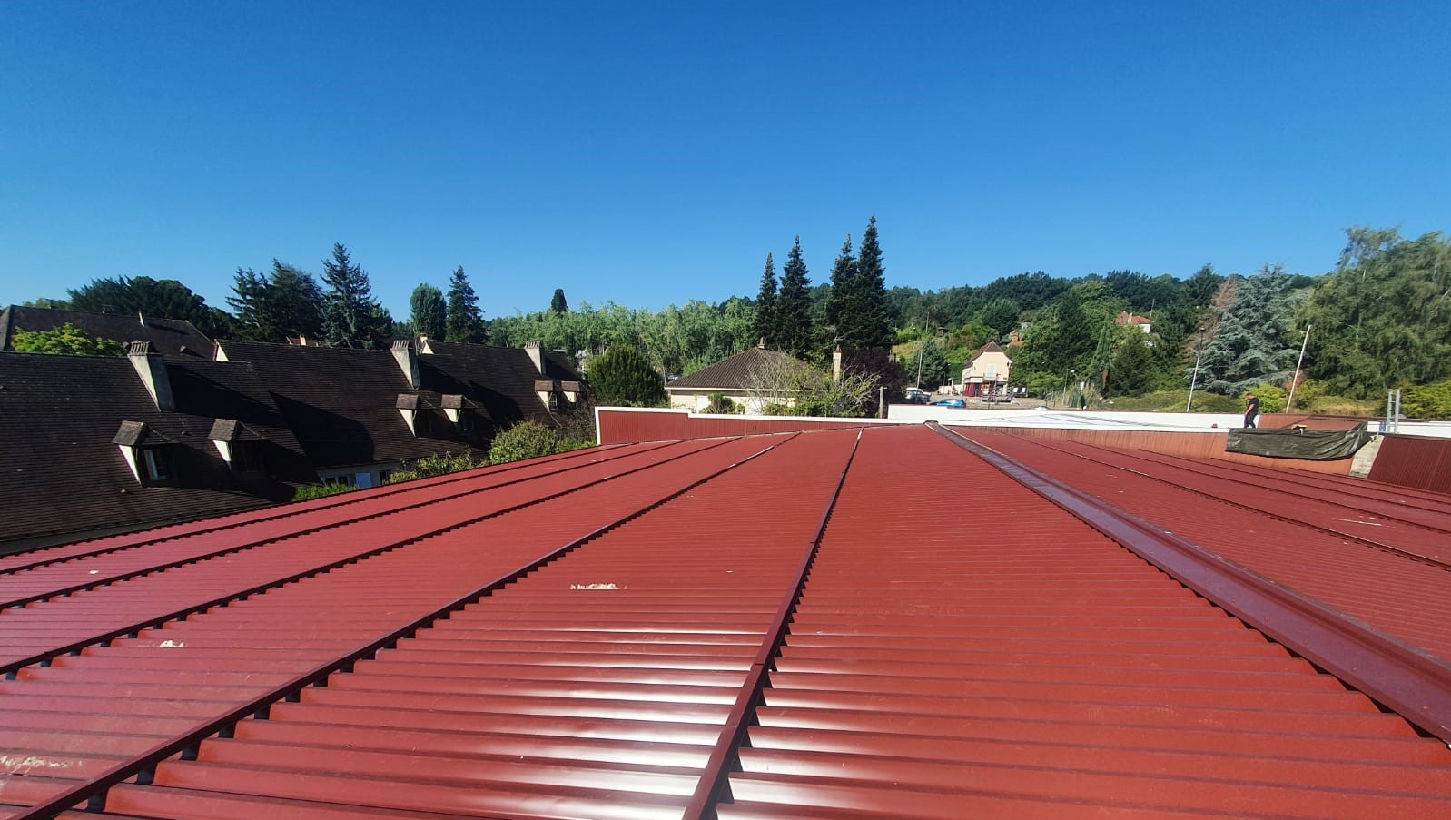 Installation d’une sur toiture Cover Innov